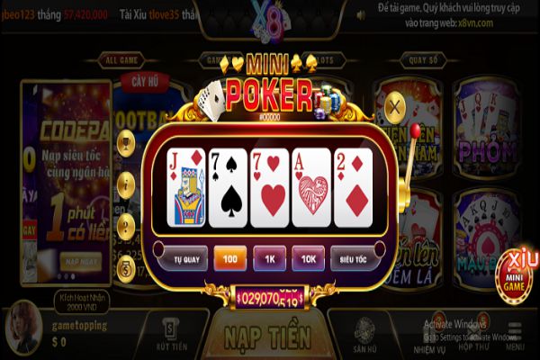 poker tại x8