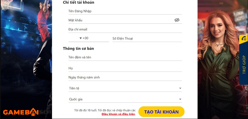 Đăng ký tài khoản tại nhà cái NextBet khi đã đủ tuổi trưởng thành