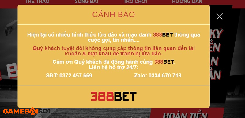 Truy cập vào đường link chính chủ để có thể đăng ký 388Bet