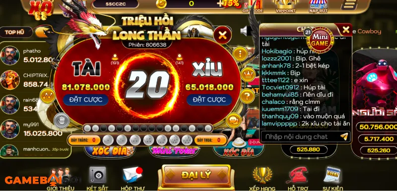 cong game xo68 club