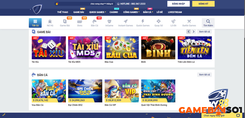 GAME ĐỔI THƯỞNG NHÀ CÁI SKY88