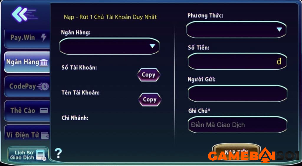 NẠP RÚT TIỀN 789 CLUB