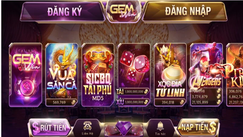 Những điểm mạnh của cổng game uy tín Gemwin 